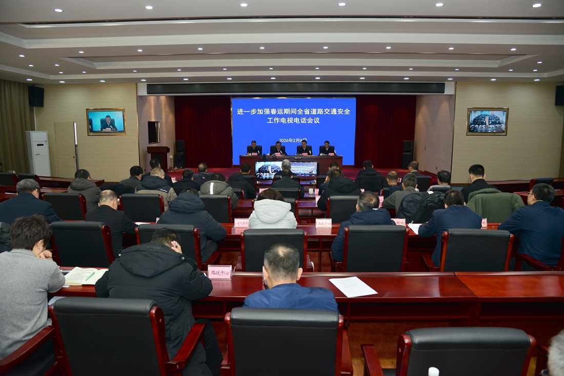 进一步加强春运期间全省道路交通安全工作电视电话会议...